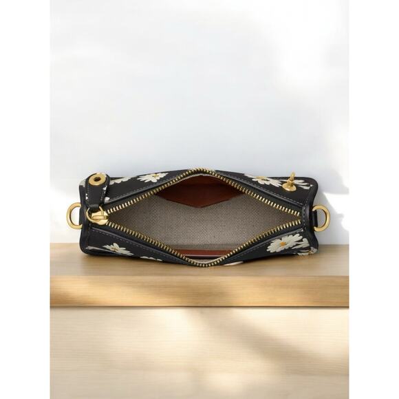 NWT Coach CR509 Floral Print Leather Swinger 20 Bag - Picture 5 of 12